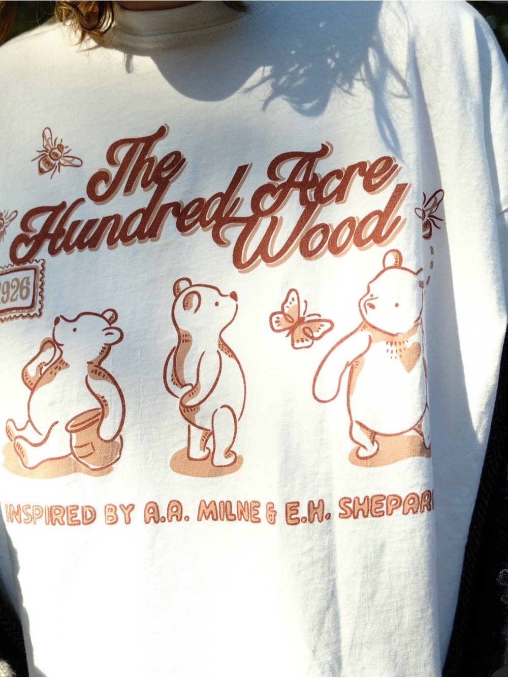 Subtle dust shirt - THE HUNDRED ACRE WOOD OVERSIZED TEE IN WHITE